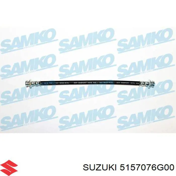 5157076G00 Suzuki tubo flexible de frenos trasero