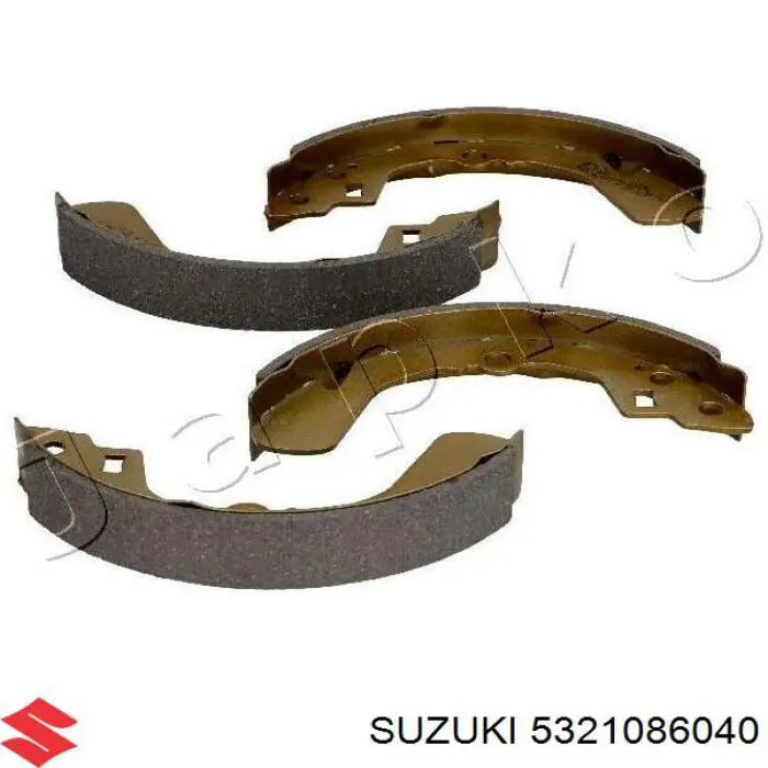 5321086040 Suzuki zapatas de frenos de tambor traseras