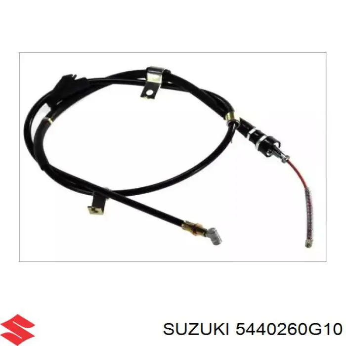 5440260G10 Suzuki cable de freno de mano trasero izquierdo