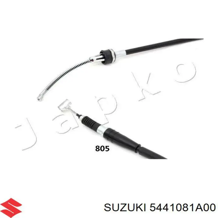  Cable de freno de mano trasero derecho para Suzuki Jimny FJ