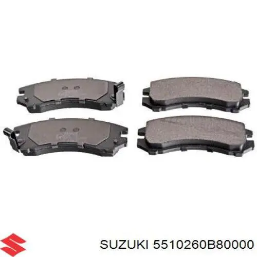 5510260B80000 Suzuki pinza de freno delantera izquierda