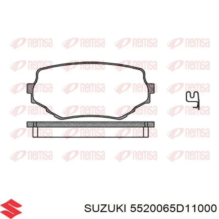 5520065D11000 Suzuki pastillas de freno delanteras