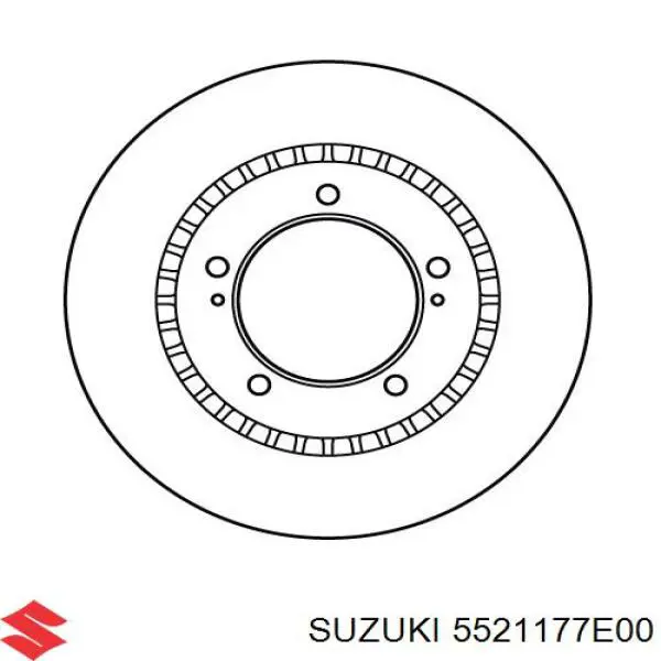 5521177E00 Suzuki freno de disco delantero