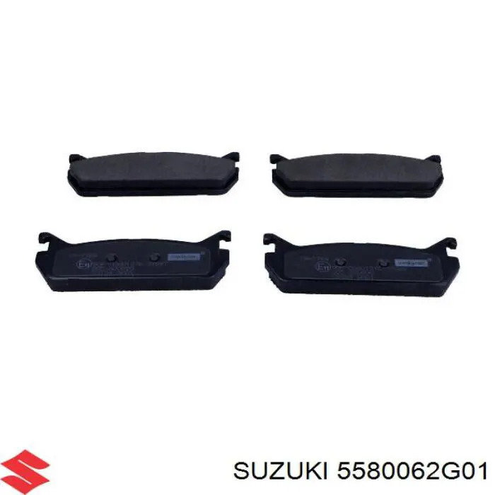 5580062G01 Suzuki pastillas de freno traseras