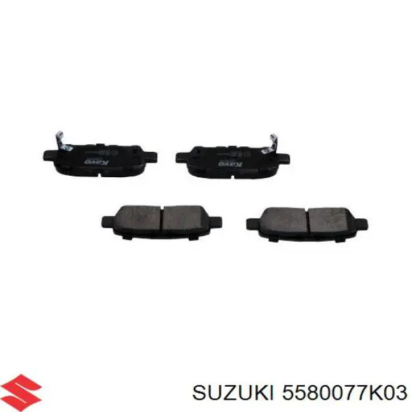 5580077K03 Suzuki pastillas de freno traseras