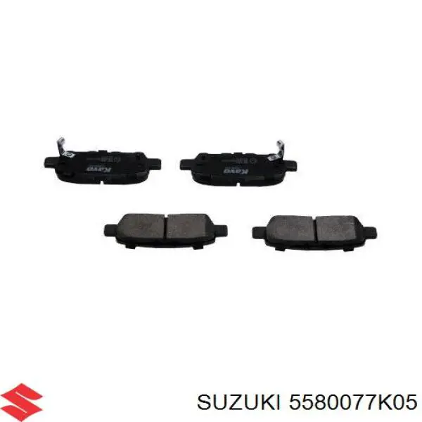 5580077K05 Suzuki pastillas de freno traseras