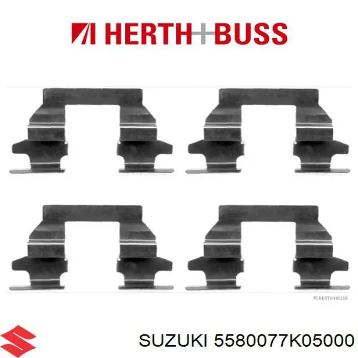 55800-77K05-000 Suzuki pastillas de freno traseras