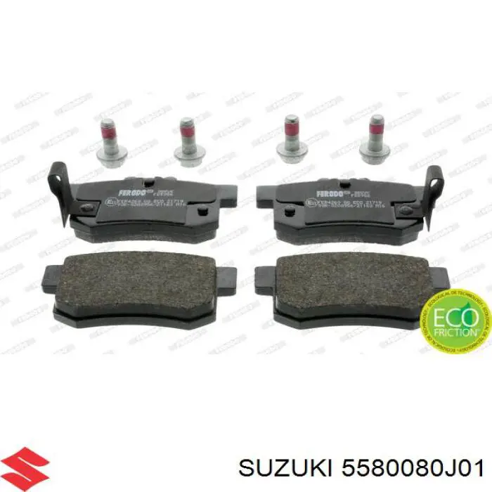 5580080J01 Suzuki pastillas de freno traseras