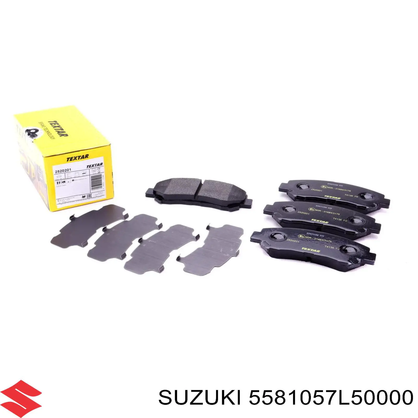 5581057L50000 Suzuki pastillas de freno delanteras