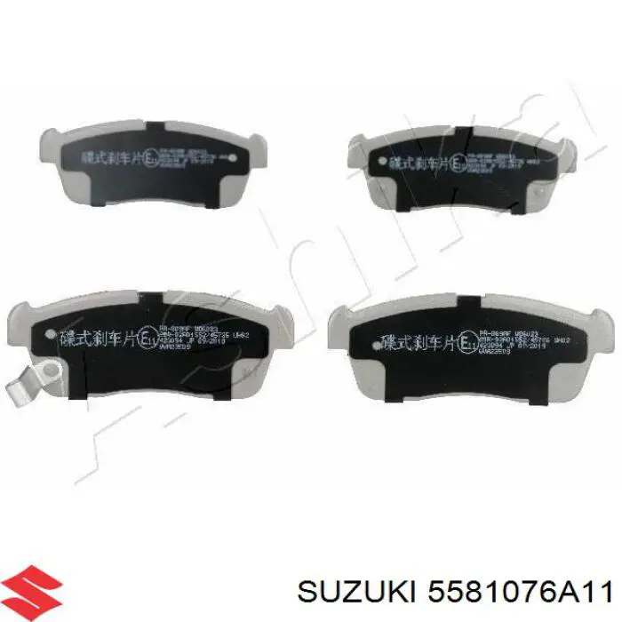 5581076A11 Suzuki pastillas de freno delanteras