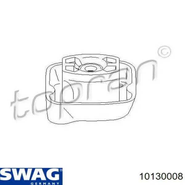 10 13 0008 Swag soporte de motor derecho