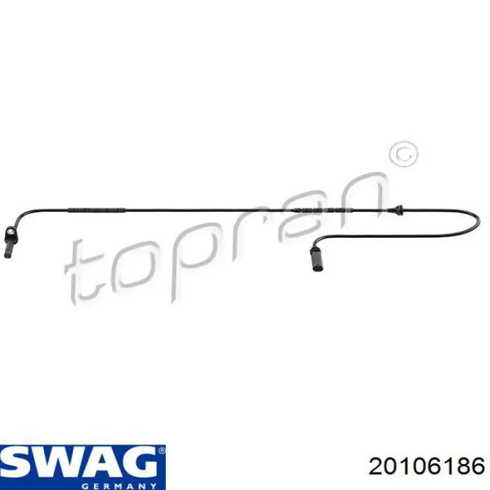 20 10 6186 Swag sensor abs trasero