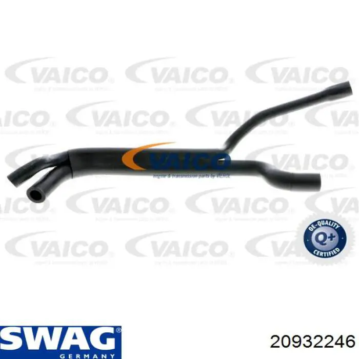 20932246 Swag tubo de ventilacion del carter (separador de aceite)