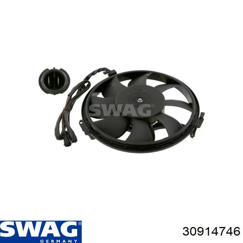 30914746 Swag ventilador (rodete +motor refrigeración del motor con electromotor completo)