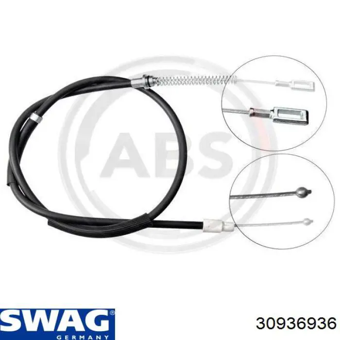 30936936 Swag cable de freno de mano trasero derecho/izquierdo