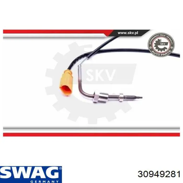 30949281 Swag sensor de temperatura, gas de escape, después de filtro hollín/partículas