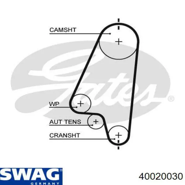 40020030 Swag kit correa de distribución