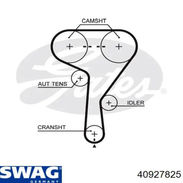 40927825 Swag kit correa de distribución