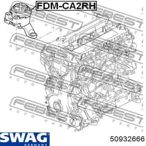 50932666 Swag soporte de motor derecho