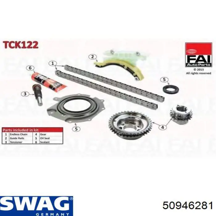 50946281 Swag kit de cadenas de distribución