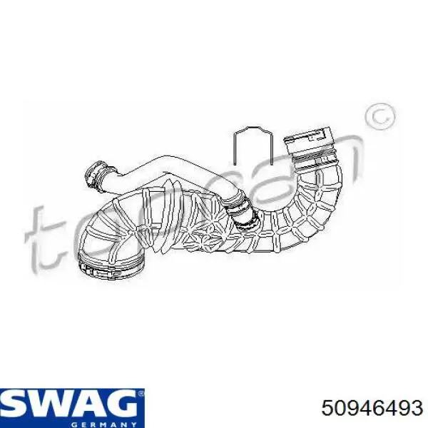 50946493 Swag manguito, alimentación de aire