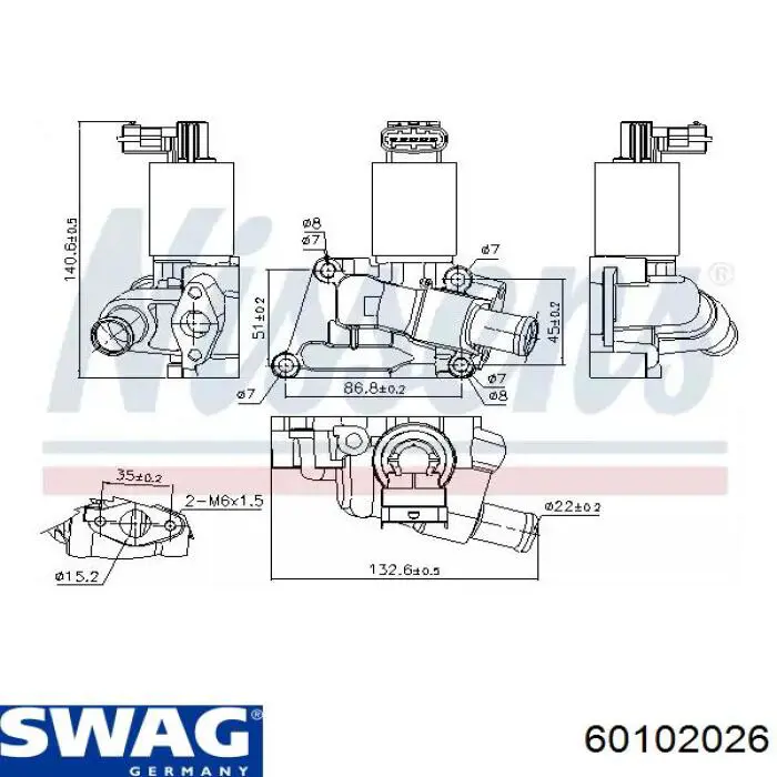  Válvula reguladora de admisión para Dacia Duster HS