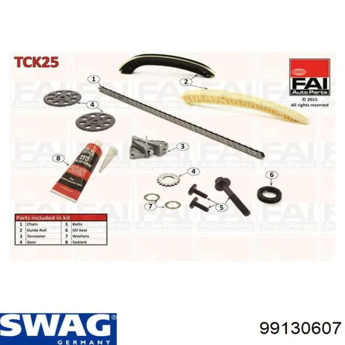 99130607 Swag kit de cadenas de distribución