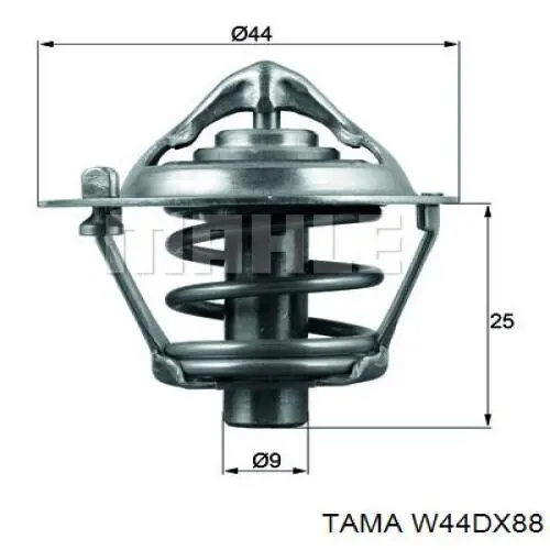 ZI44SC88 HKT termostato, refrigerante