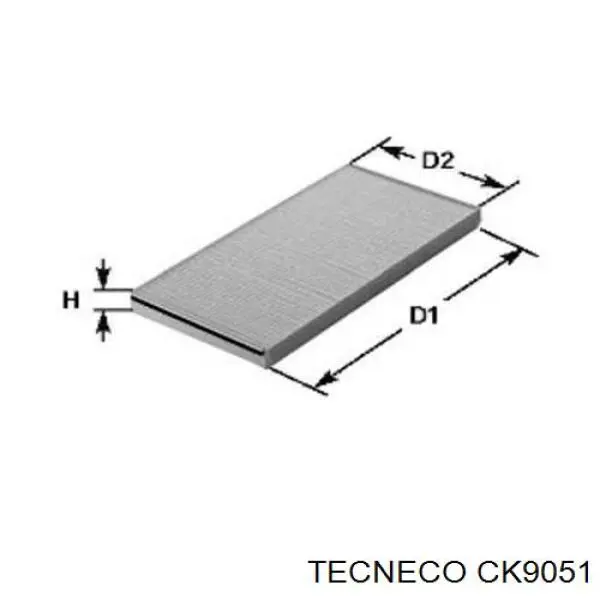 CK9051 Tecneco filtro de habitáculo