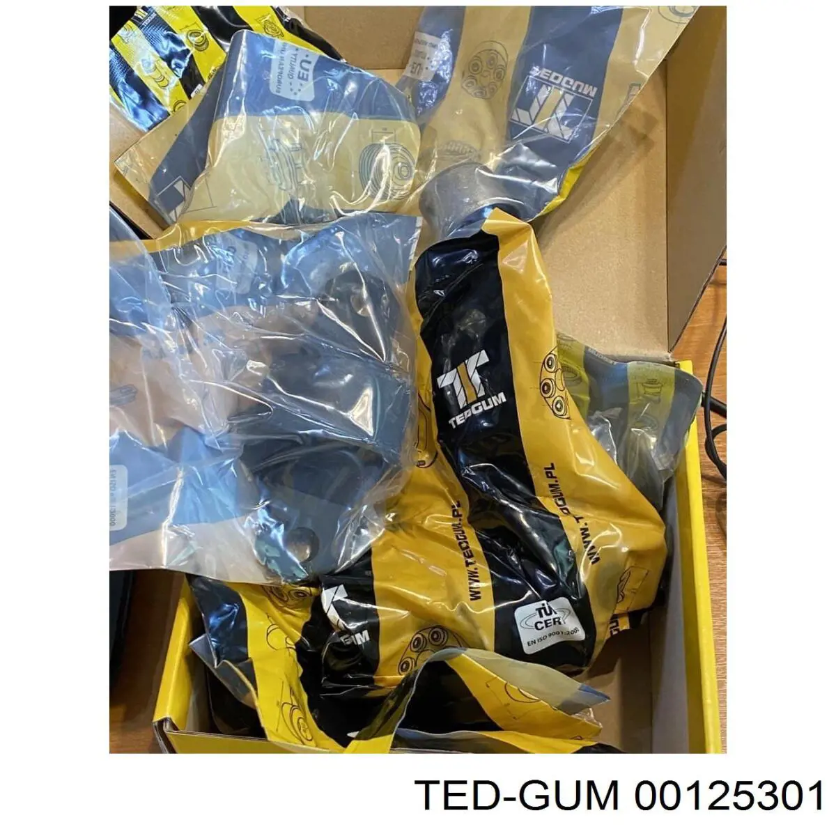 00125301 Ted-gum silentblock de brazo suspensión trasero transversal