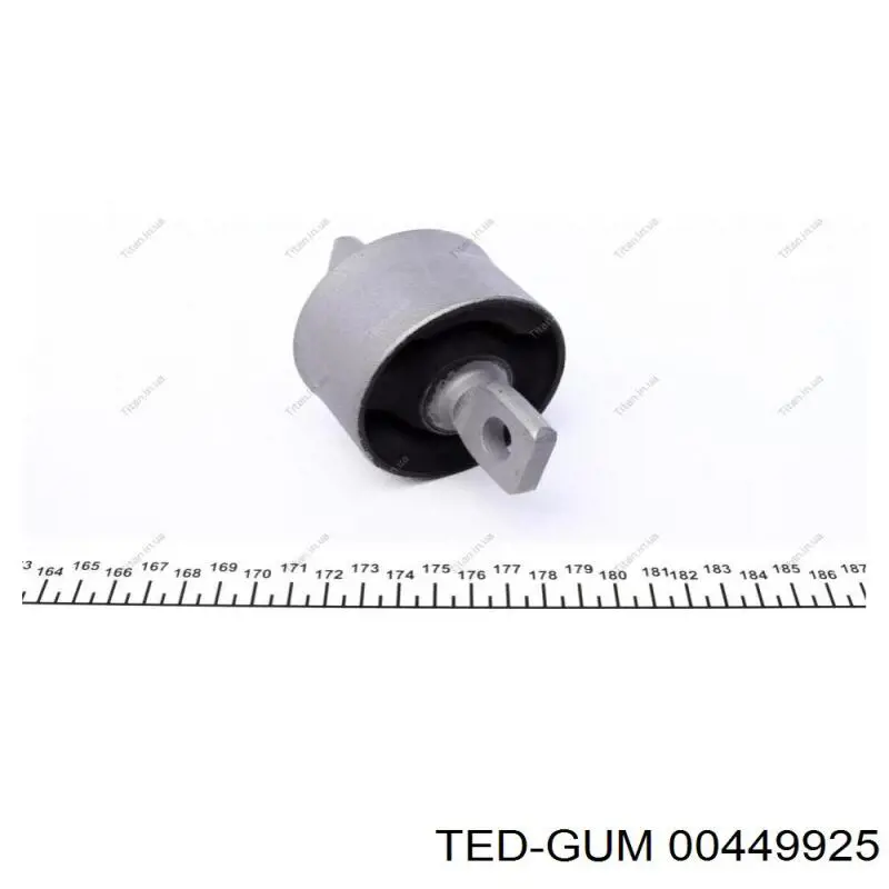 00449925 Ted-gum bloque silencioso trasero brazo trasero delantero