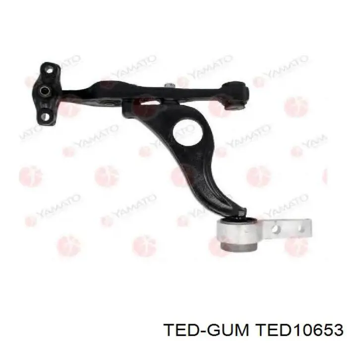 TED10653 Ted-gum silentblock de suspensión delantero inferior