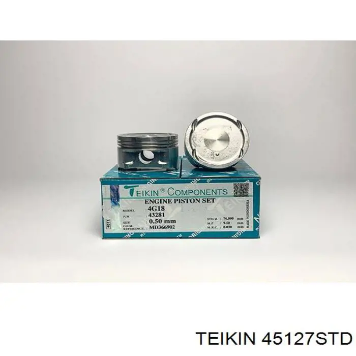 Juego De Piston Para Motor, STD 45127STD Teikin