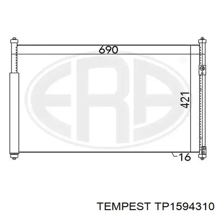 TP1594310 Tempest condensador aire acondicionado