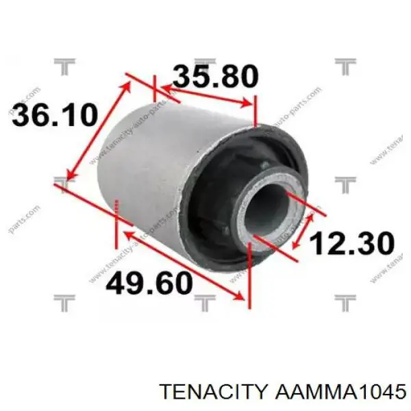 AAMMA1045 Tenacity silentblock de suspensión delantero inferior