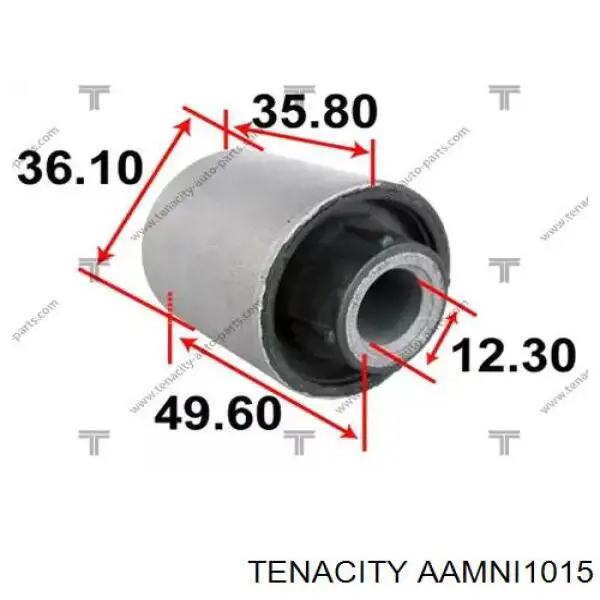 AAMNI1015 Tenacity silentblock de suspensión delantero inferior