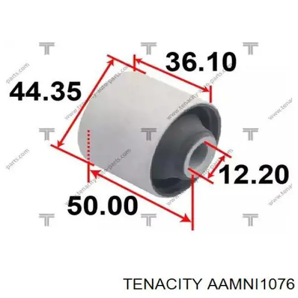  Silentblock de brazo de suspensión delantero superior para Nissan Micra K12