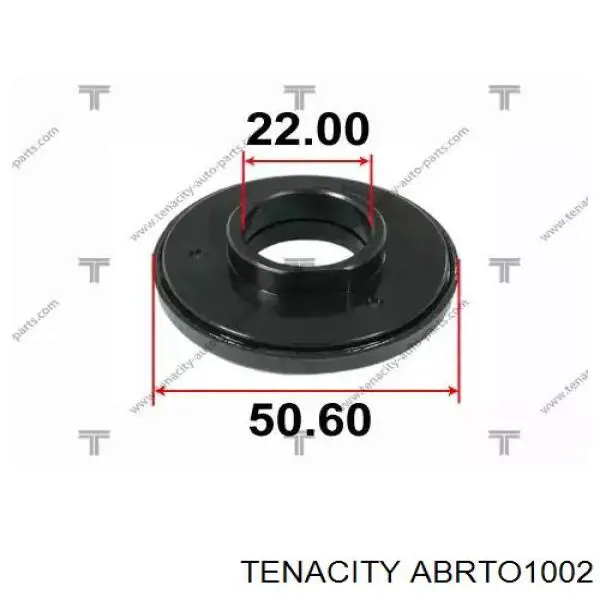 ABRTO1002 Tenacity rodamiento amortiguador delantero