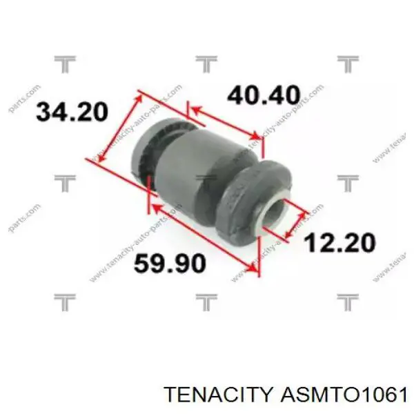 4867428010 Toyota casquillo de barra delantera radial, delantero