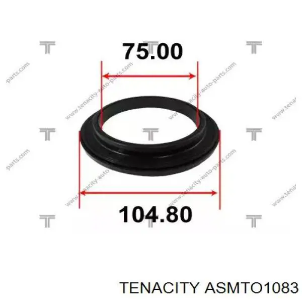 ASMTO1083 Tenacity soporte amortiguador delantero