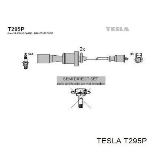 T295P Tesla juego de cables de encendido