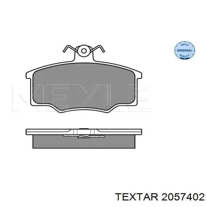 2057402 Textar pastillas de freno delanteras