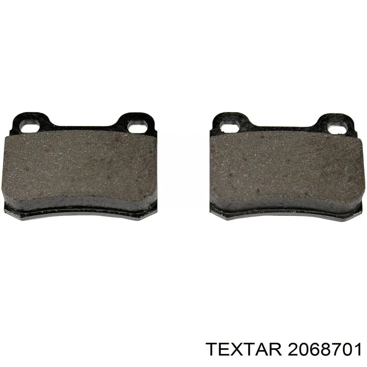 2068701 Textar pastillas de freno traseras