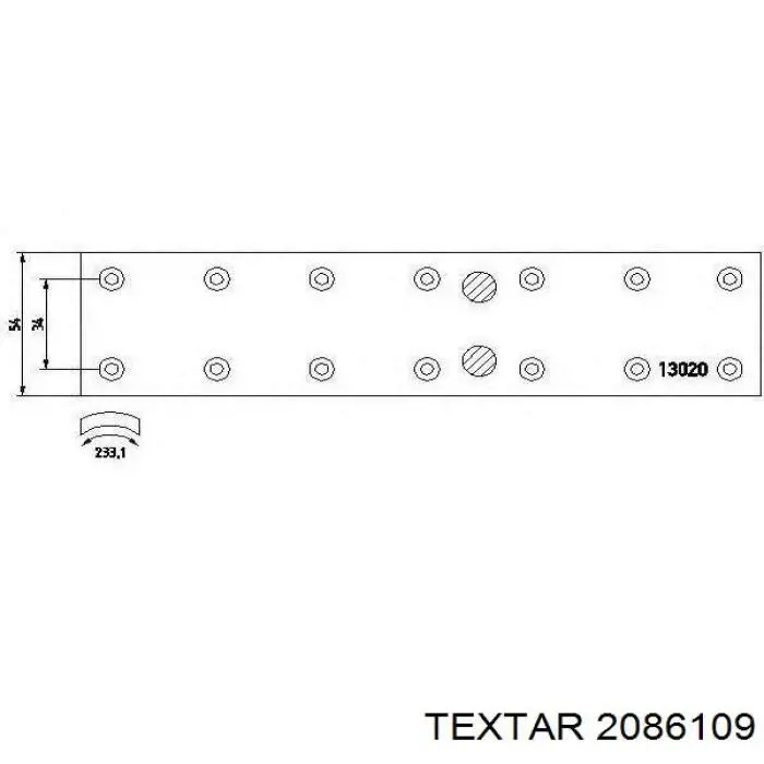 2086109 Textar pastillas de freno delanteras