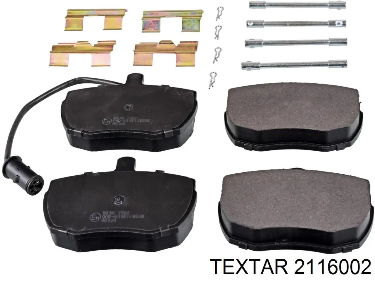 2116002 Textar pastillas de freno delanteras