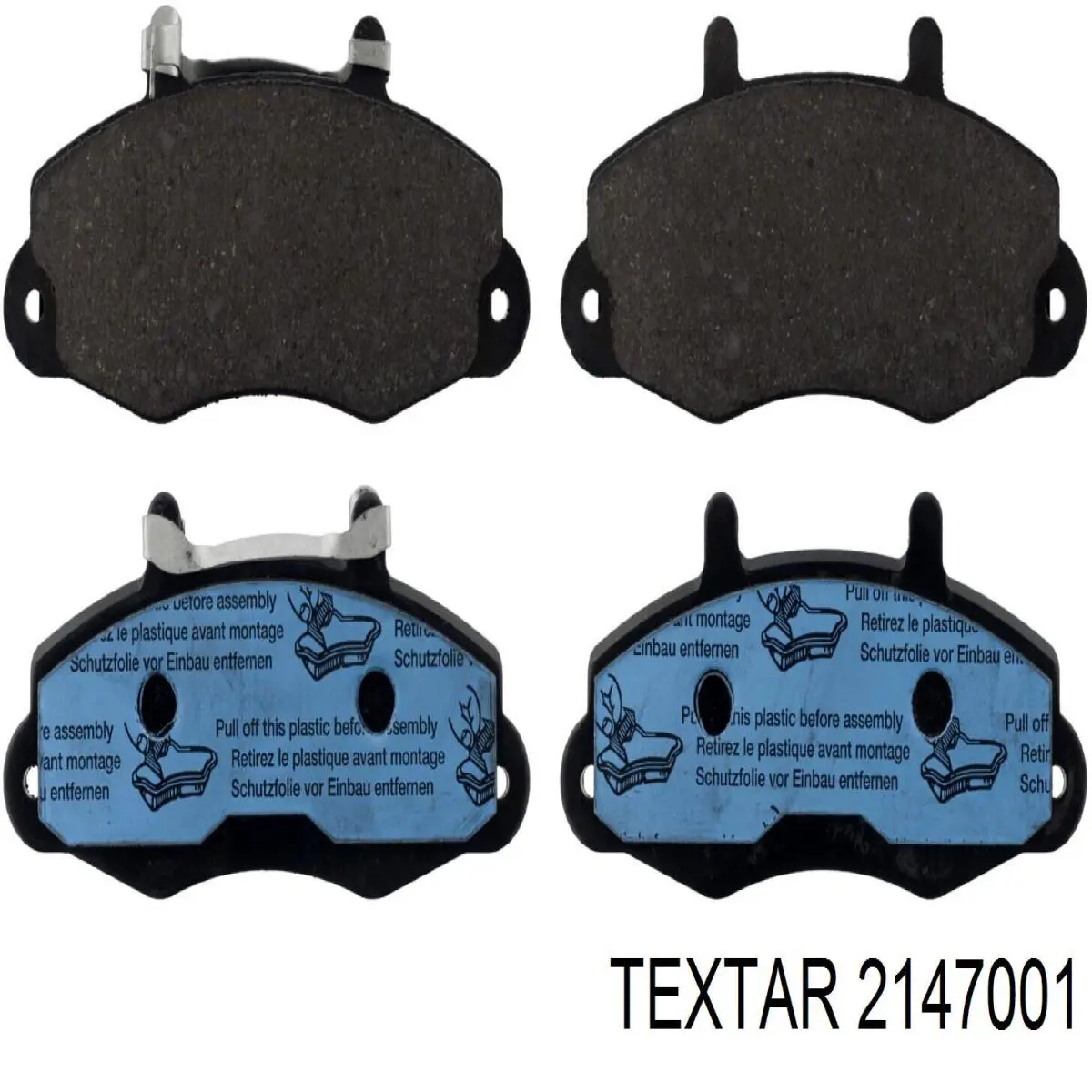 2147001 Textar pastillas de freno delanteras