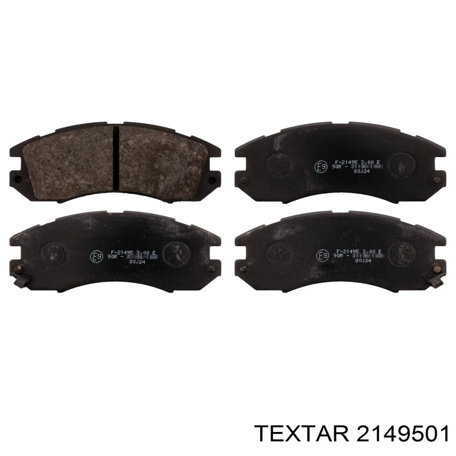 2149501 Textar pastillas de freno delanteras