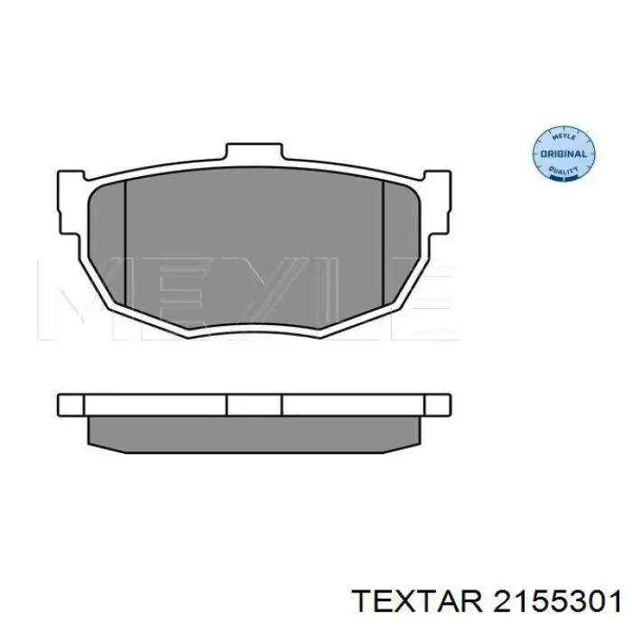 2155301 Textar pastillas de freno traseras