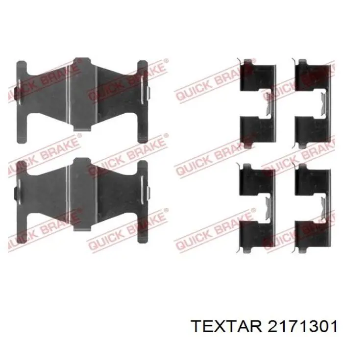 2171301 Textar pastillas de freno traseras