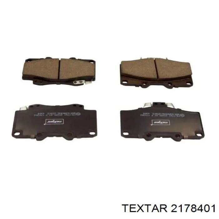 2178401 Textar pastillas de freno delanteras